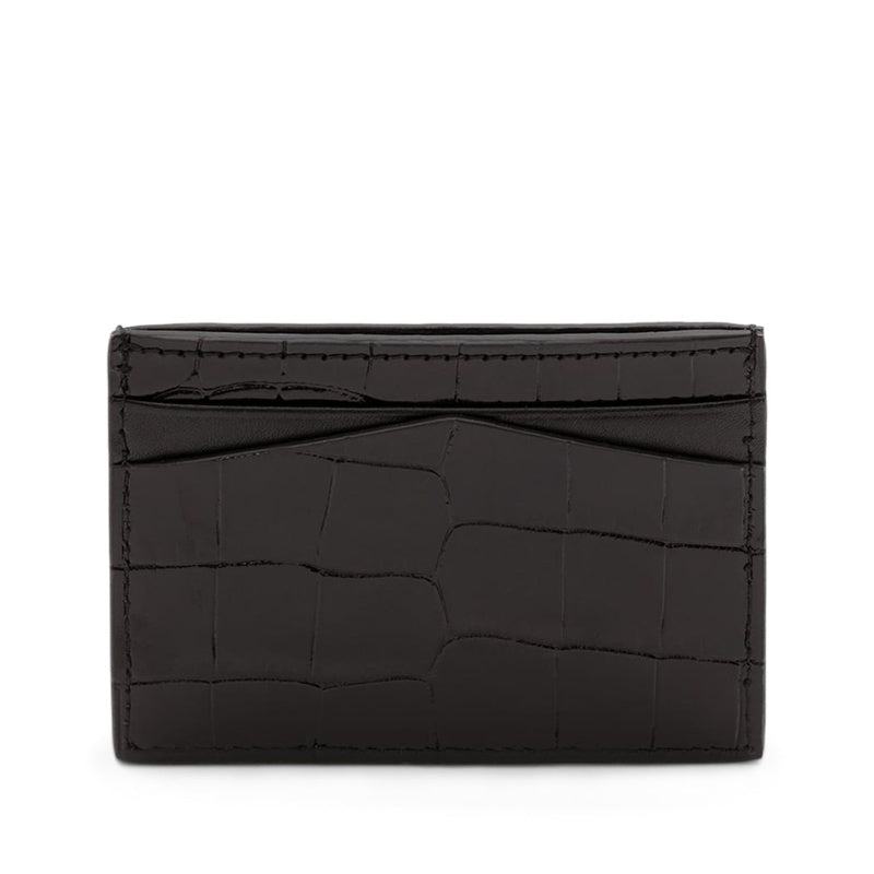 Bolsa Wallet Croc-Embossed Skull