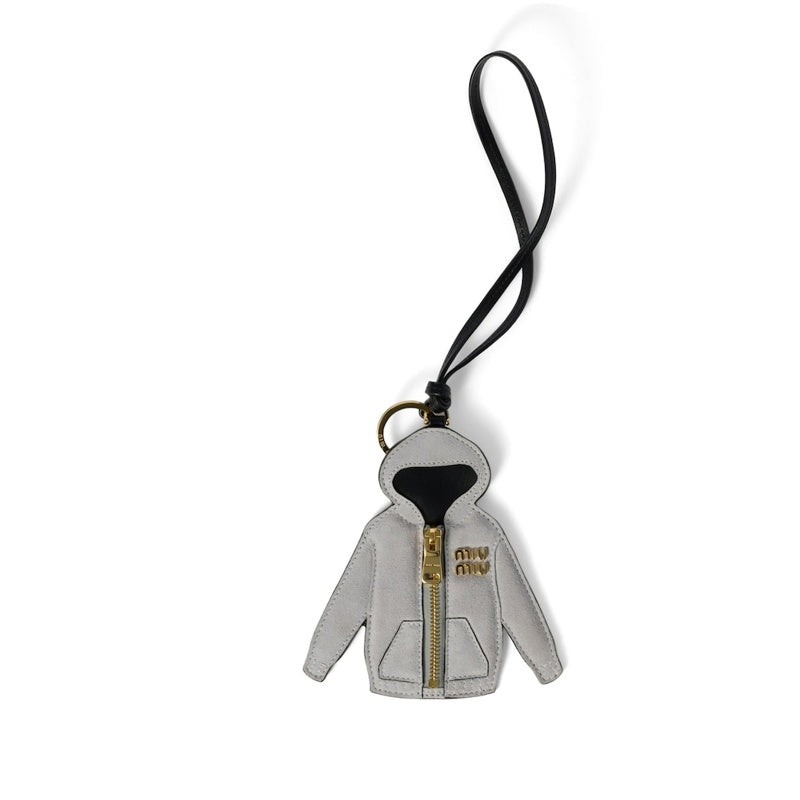 Charms e Acessórios Suede Zip-Up Hoodie Keyring - Mercado de Luxo - O Maior E-Commerce de Bens, Produtos e Serviços de Luxo do Brasil.