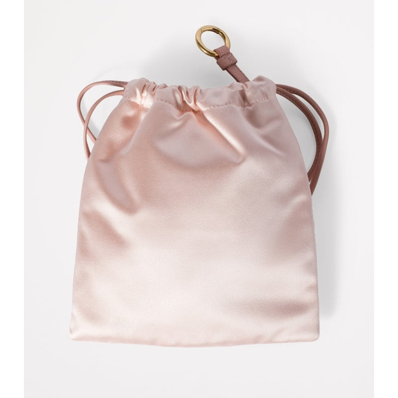 Bolsa Clutch Satin Drawstring