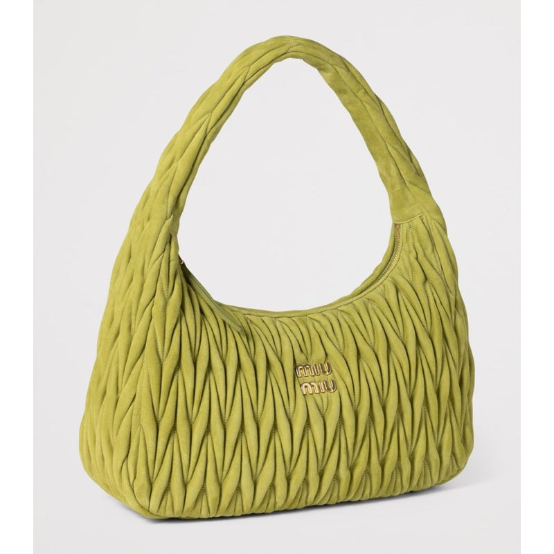 Bolsa Shoulder Matelassé Suede Wander