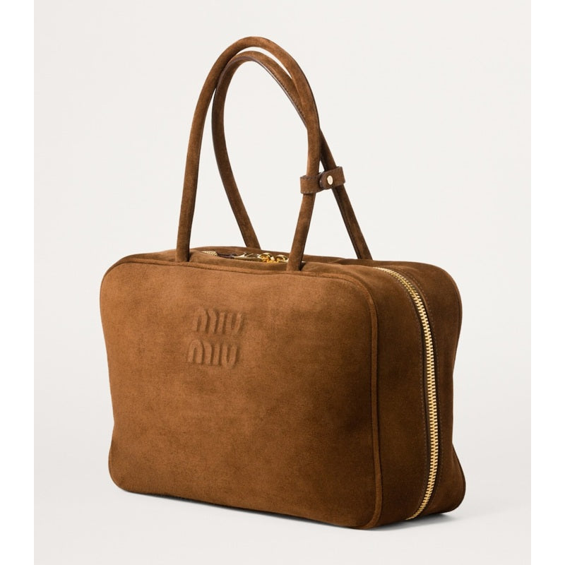 Bolsa Handle Suede Beau