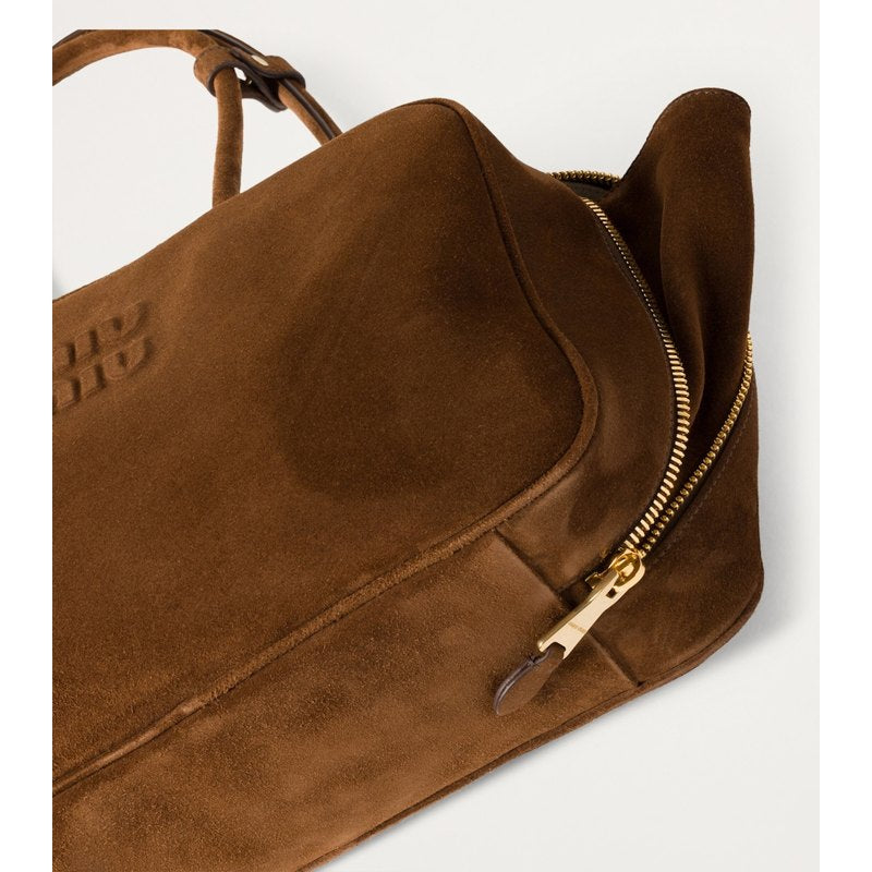 Bolsa Handle Suede Beau