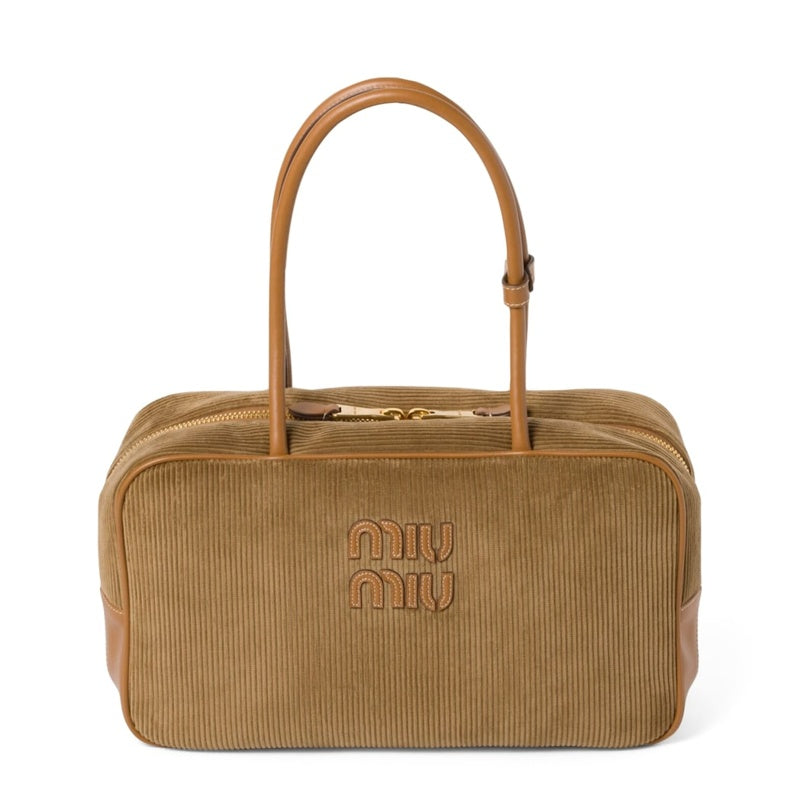 Bolsa Handle Corduroy Beau - Mercado de Luxo - O Maior E-Commerce de Bens, Produtos e Serviços de Luxo do Brasil.