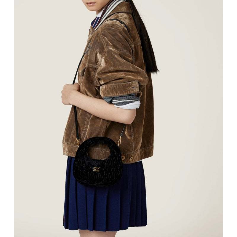 Bolsa Handle Mini Velvet Wander