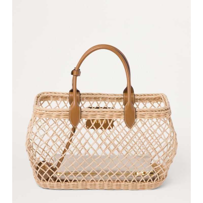 Bolsa Tote Woven Raffia