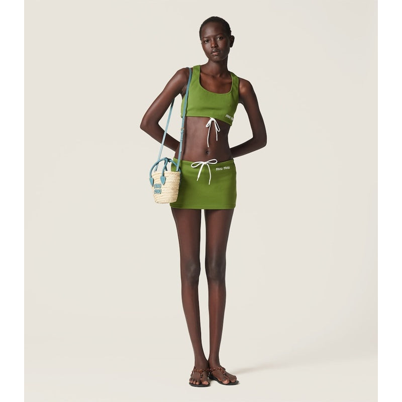 Bolsa Tote Mini Straw Basket