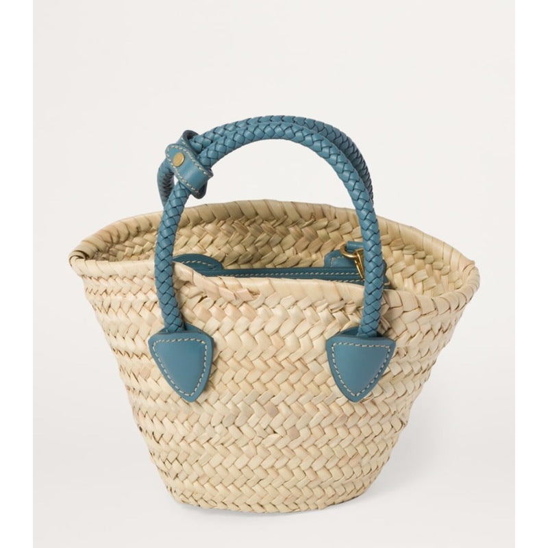 Bolsa Tote Mini Straw Basket