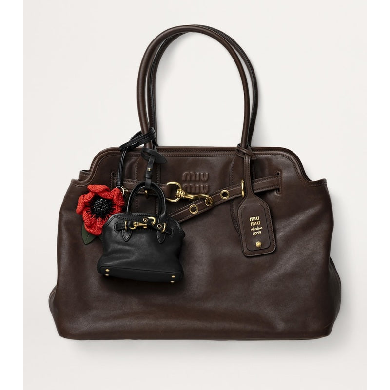 Charms e Acessórios Lambskin Aventure Handbag Keychain