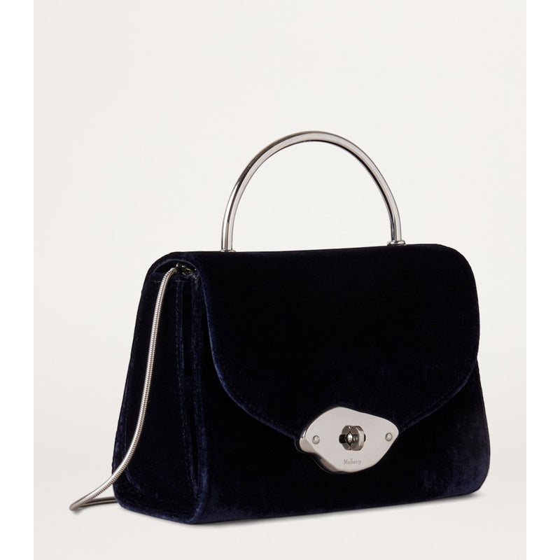 Bolsa Handle Small Velvet Lana