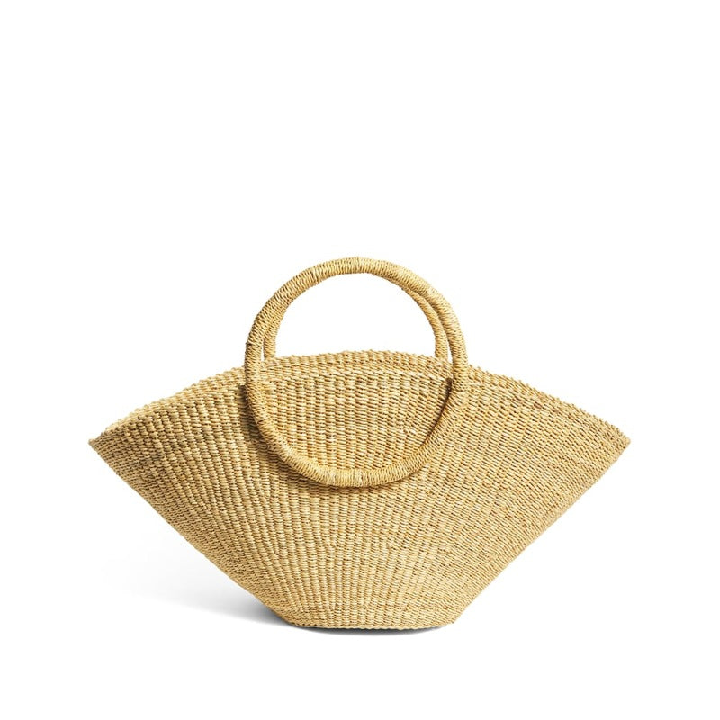 Bolsa Tote Medium Straw Luna - Mercado de Luxo - O Maior E-Commerce de Bens, Produtos e Serviços de Luxo do Brasil.