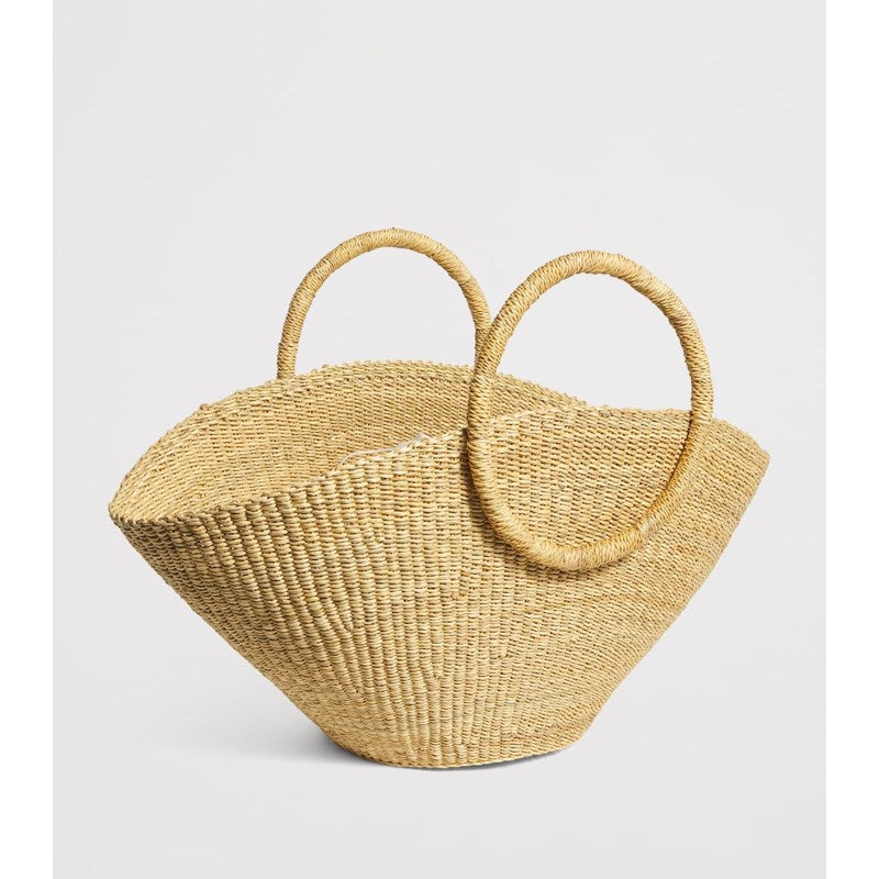 Bolsa Tote Medium Straw Luna