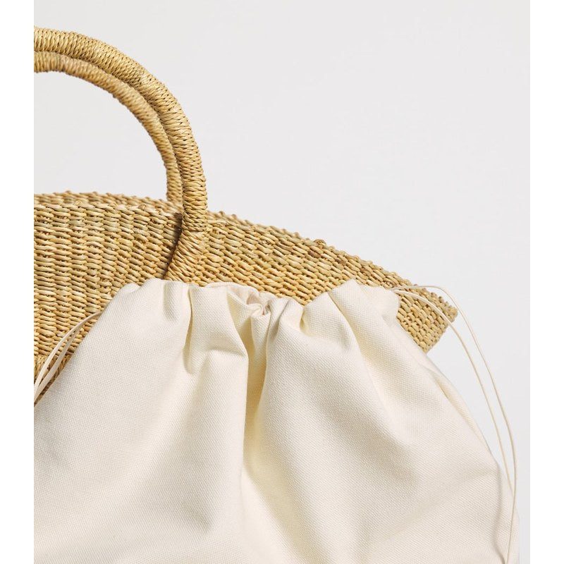 Bolsa Tote Medium Straw Luna