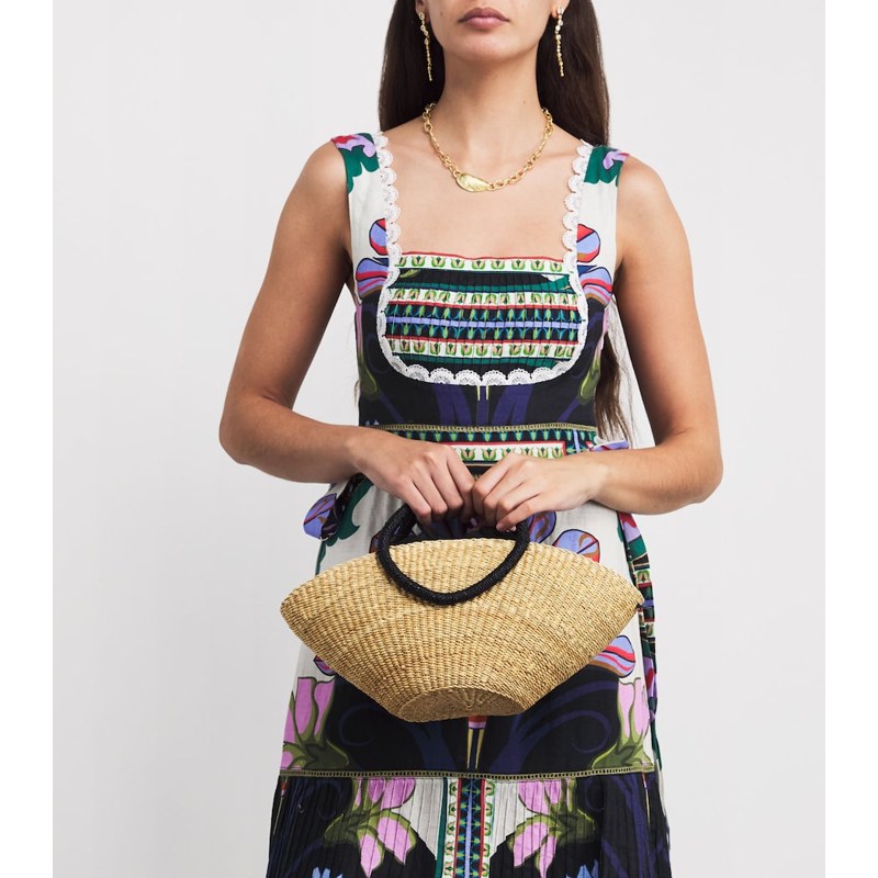 Bolsa Tote Mini Straw Lune