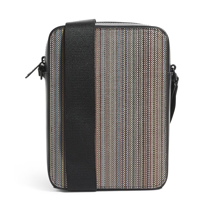 Bolsa Crossbody Coated Canvas Signature Stripe - Mercado de Luxo - O Maior E-Commerce de Bens, Produtos e Serviços de Luxo do Brasil.