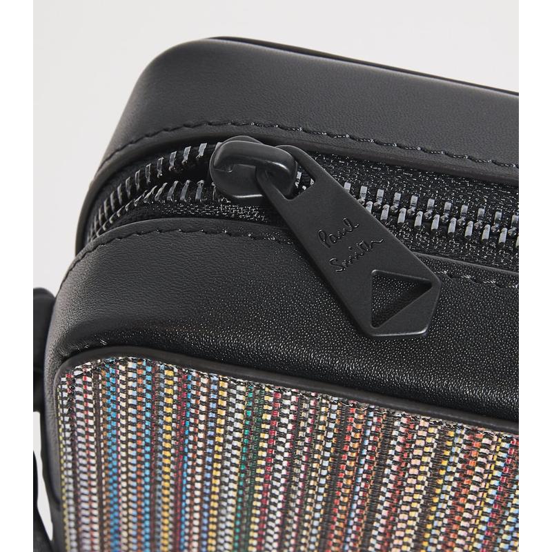 Bolsa Crossbody Coated Canvas Signature Stripe
