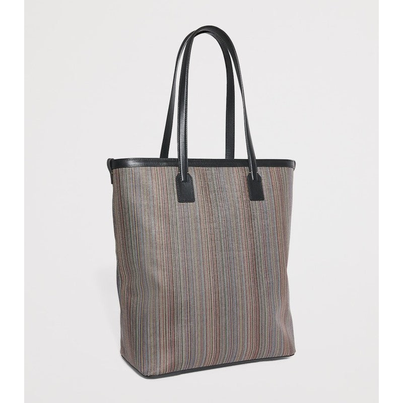 Bolsa Tote Coated Canvas Signature Stripe