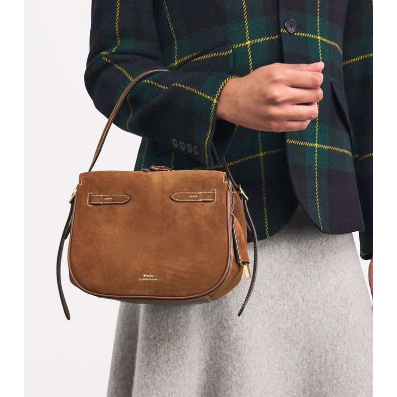 Bolsa Crossbody Mini Suede Polo ID
