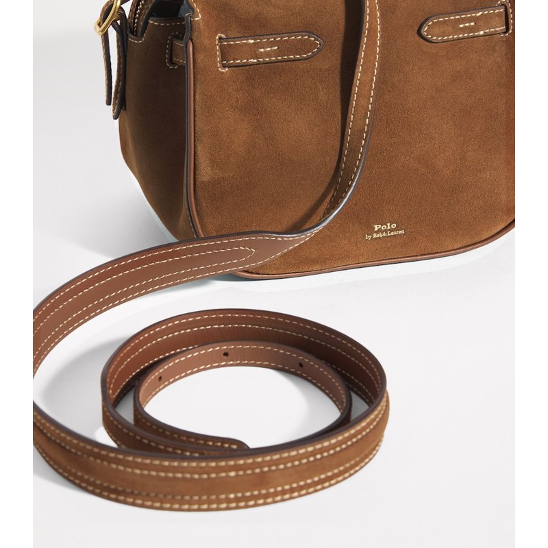 Bolsa Crossbody Mini Suede Polo ID