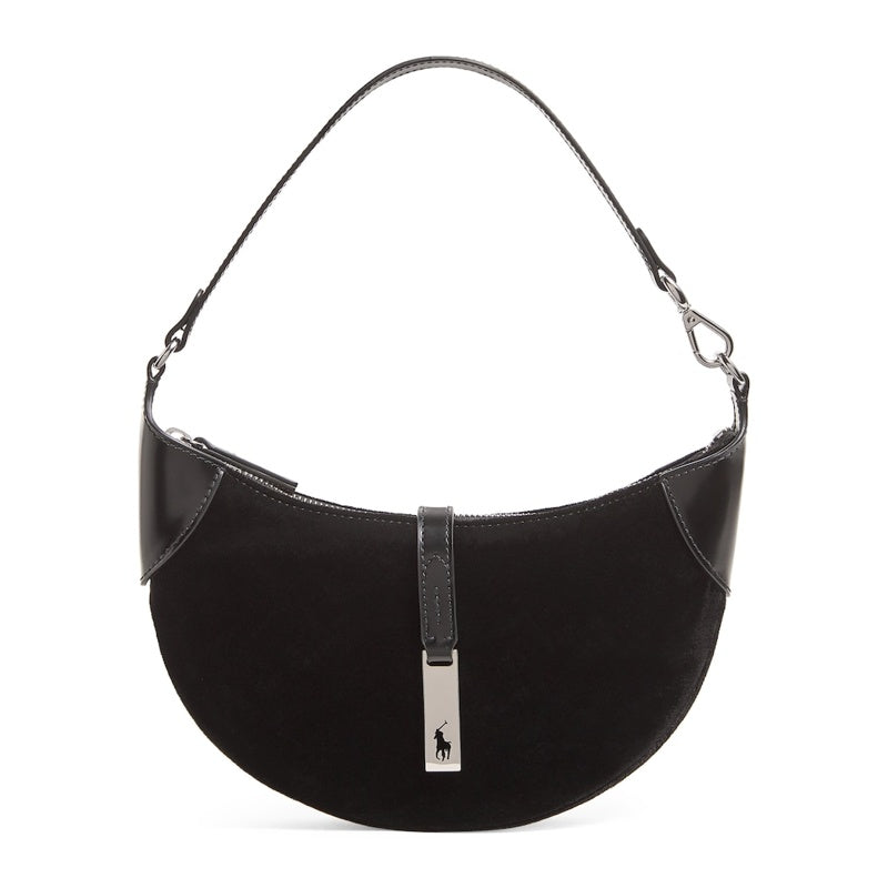 Bolsa Shoulder Mini Suede Polo ID - Mercado de Luxo - O Maior E-Commerce de Bens, Produtos e Serviços de Luxo do Brasil.