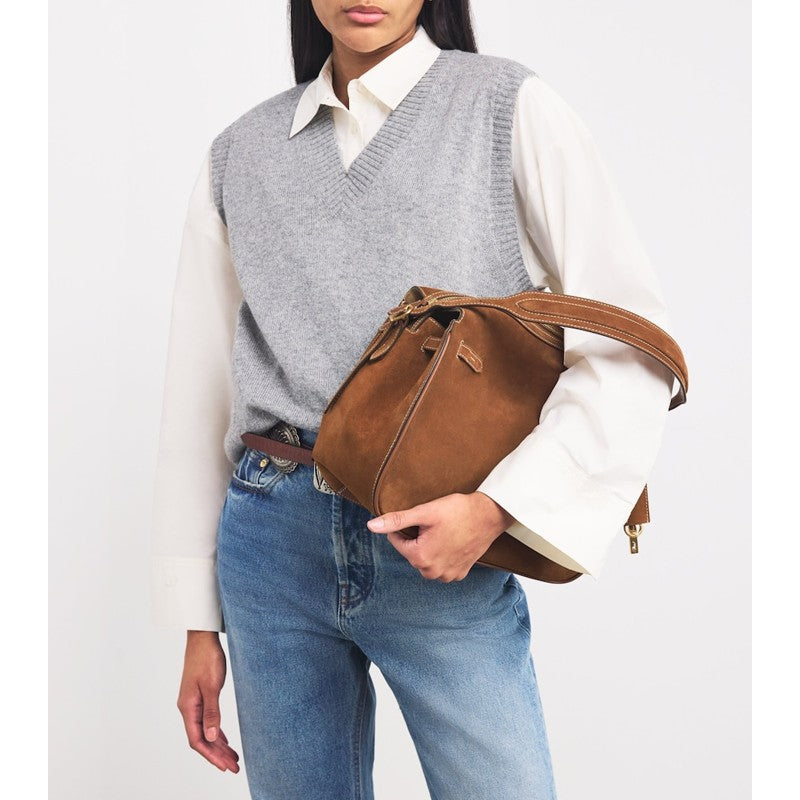 Bolsa Handle Large Suede Polo ID