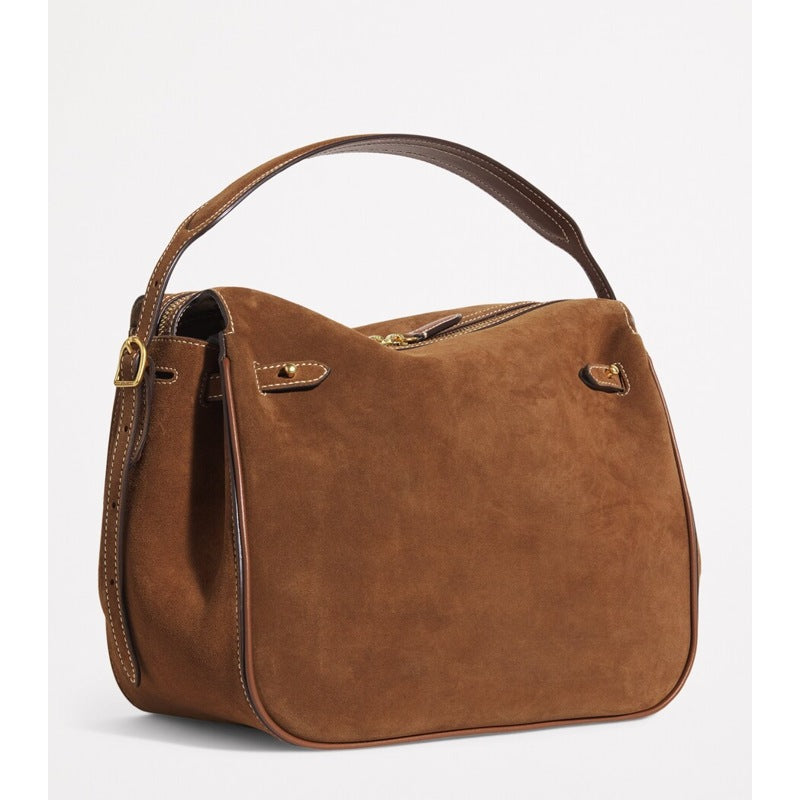 Bolsa Handle Large Suede Polo ID