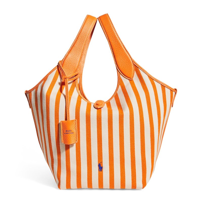 Bolsa Tote Medium Stripe Polo Play - Mercado de Luxo - O Maior E-Commerce de Bens, Produtos e Serviços de Luxo do Brasil.