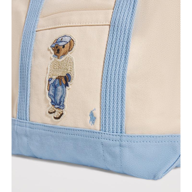 Bolsa Tote Small Canvas Polo Bear