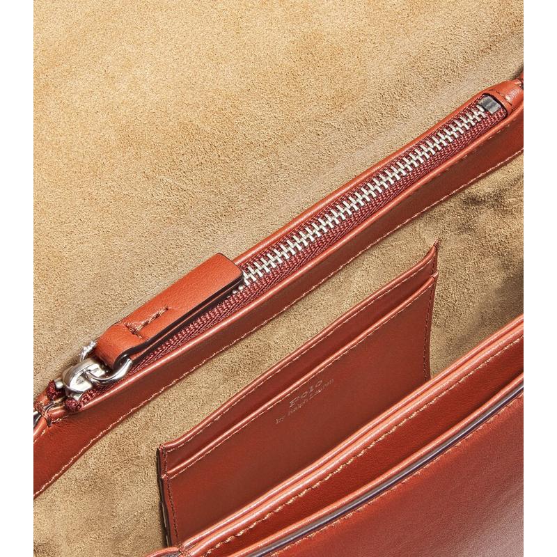 Bolsa Crossbody Medium Polo ID Saddle