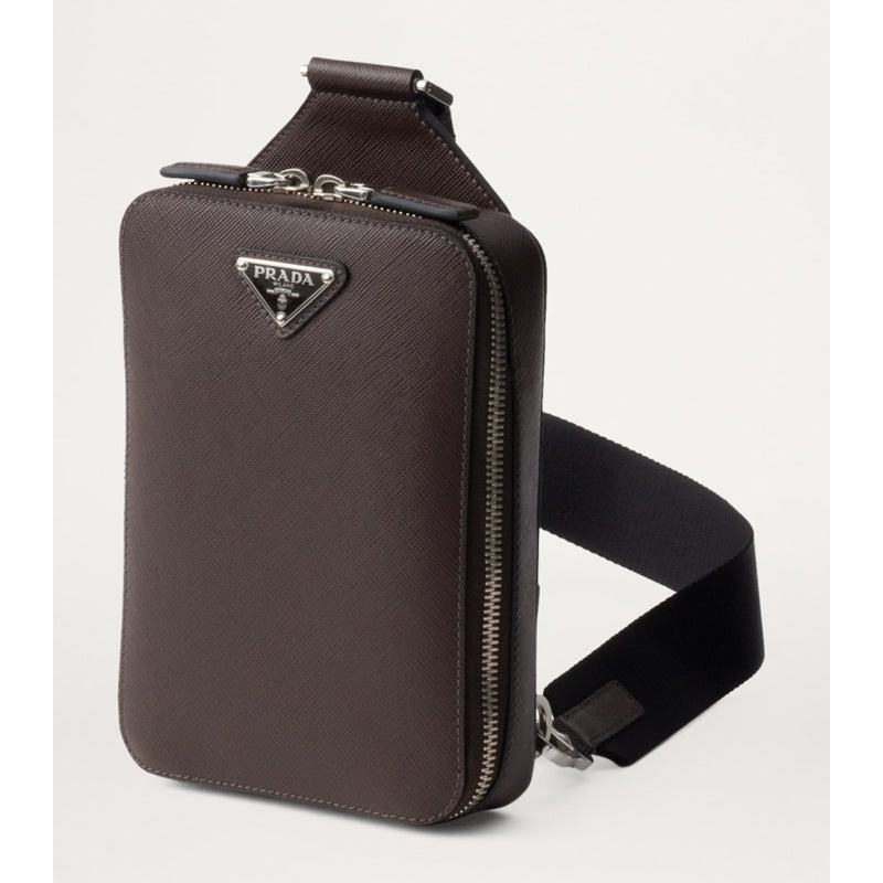Bolsa Crossbody Saffiano Brique