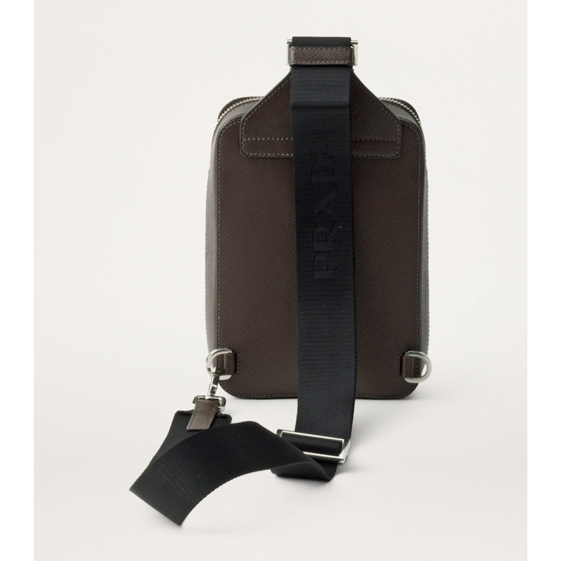 Bolsa Crossbody Saffiano Brique