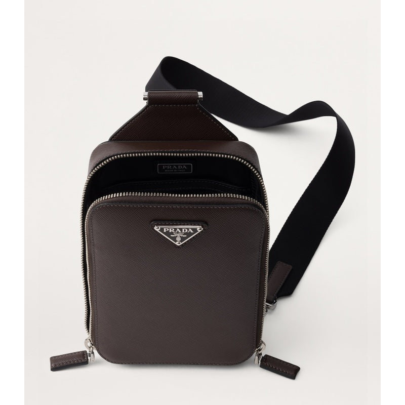Bolsa Crossbody Saffiano Brique