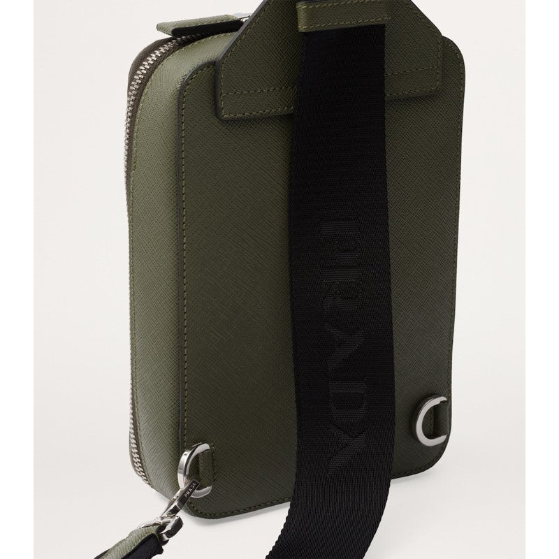 Bolsa Crossbody Saffiano Brique