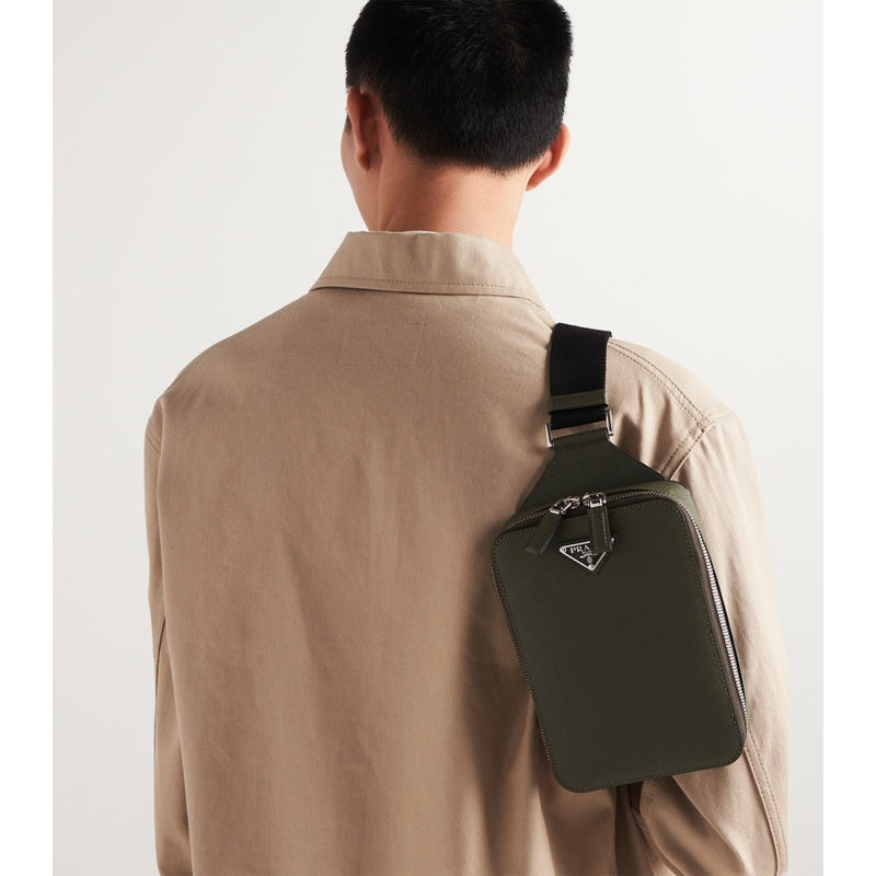 Bolsa Crossbody Saffiano Brique