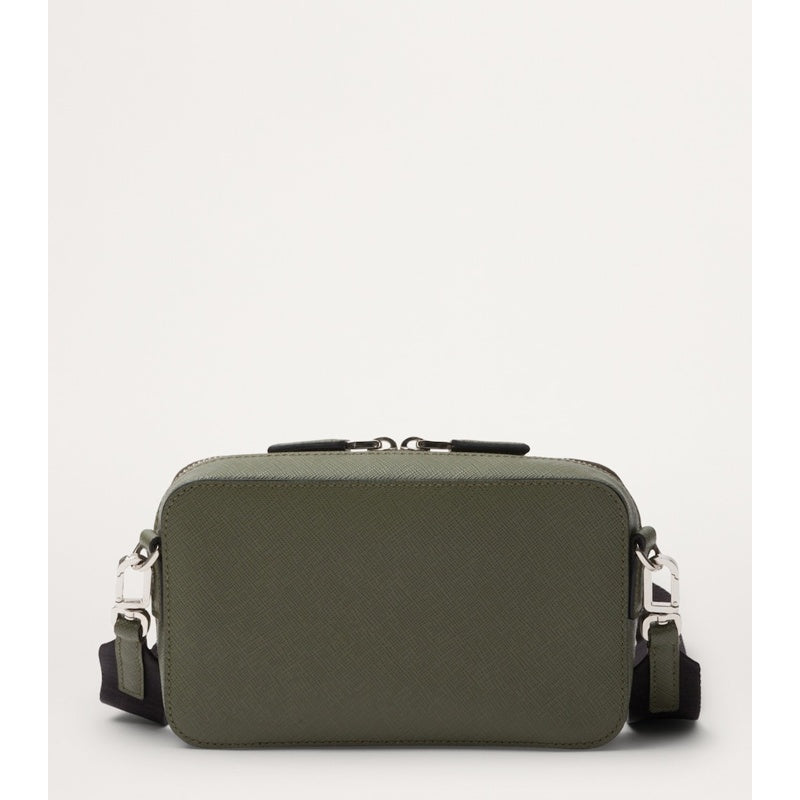Bolsa Crossbody Small Saffiano Brique