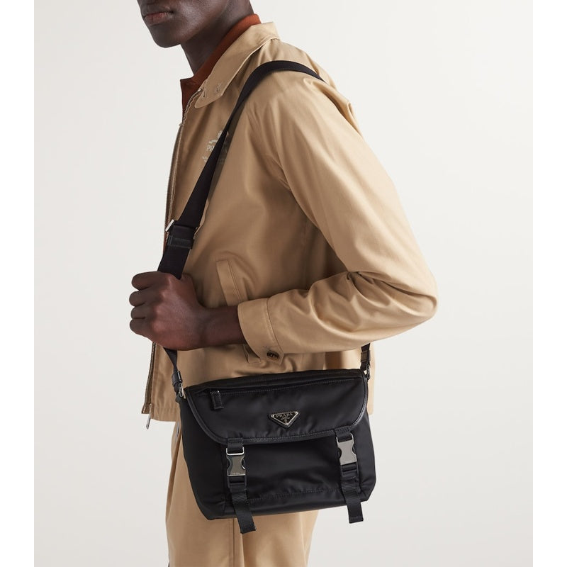 Bolsa Crossbody Re-Nylon and Saffiano