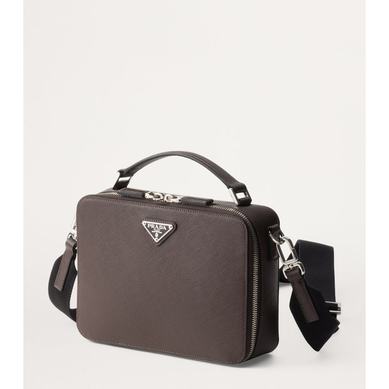Bolsa Messenger Medium Saffiano Brique