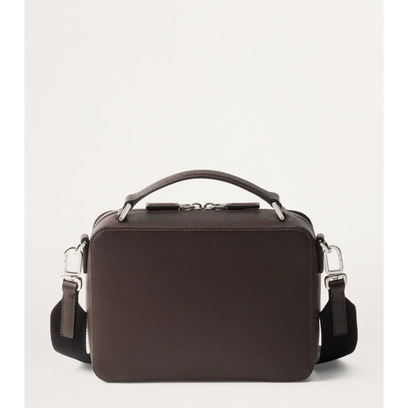 Bolsa Messenger Medium Saffiano Brique