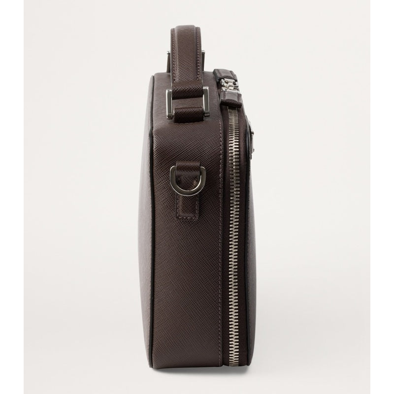 Bolsa Messenger Medium Saffiano Brique