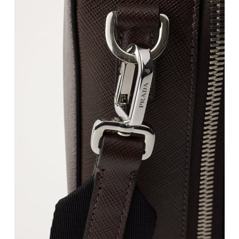 Bolsa Messenger Medium Saffiano Brique