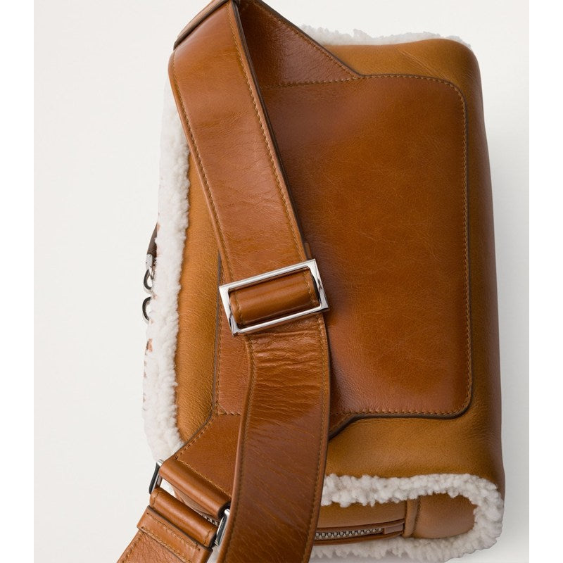 Bolsa Messenger Shearling