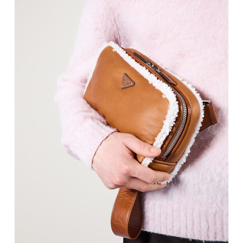Bolsa Messenger Shearling