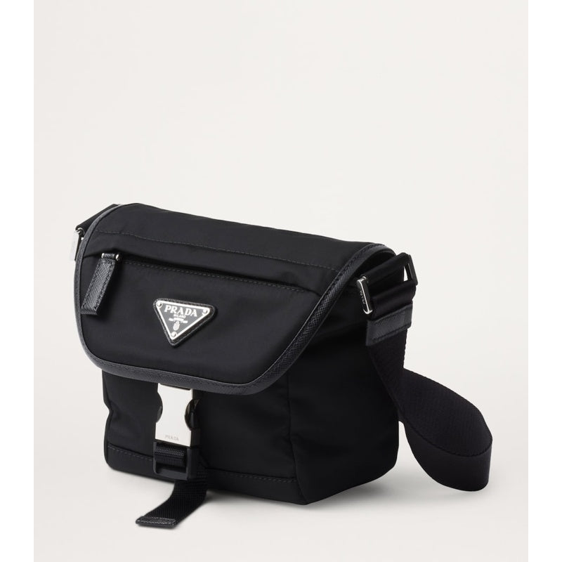 Bolsa Messenger Re-Nylon and Saffiano