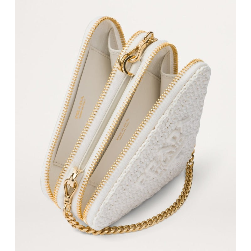Bolsa Clutch Crochet Triangle