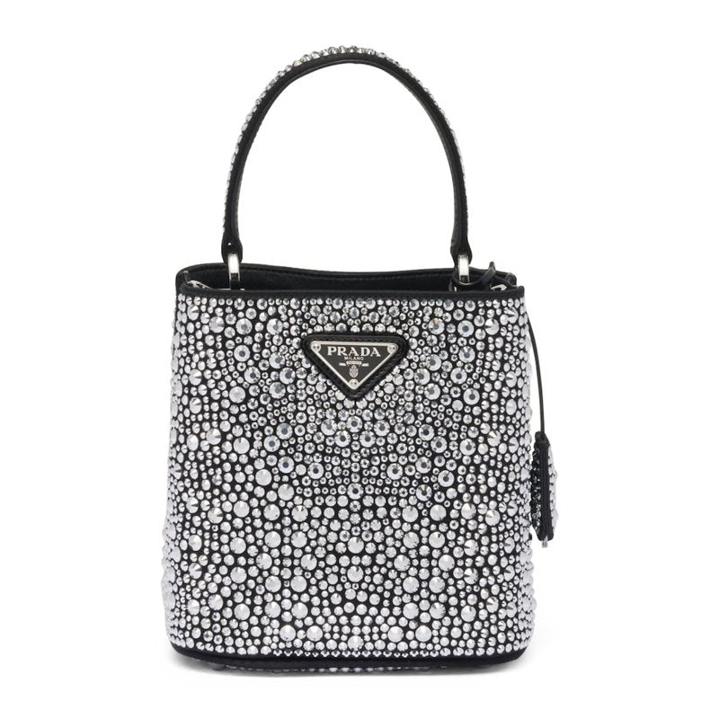Bolsa Shoulder Satin Embellished Panier - Mercado de Luxo - O Maior E-Commerce de Bens, Produtos e Serviços de Luxo do Brasil.