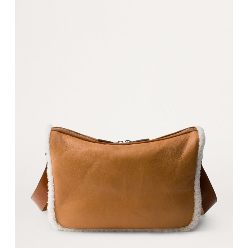 Bolsa Shoulder Shearling-Trimmed