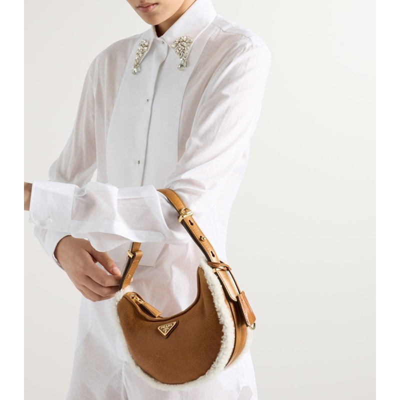 Bolsa Shoulder Small Shearling Arqué