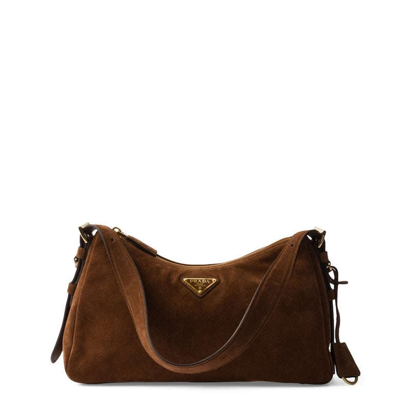 Bolsa Shoulder Medium Suede Aimée - Mercado de Luxo - O Maior E-Commerce de Bens, Produtos e Serviços de Luxo do Brasil.