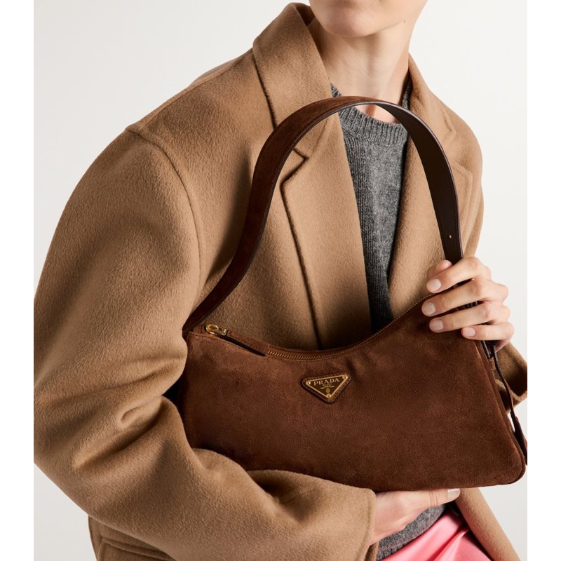 Bolsa Shoulder Medium Suede Aimée