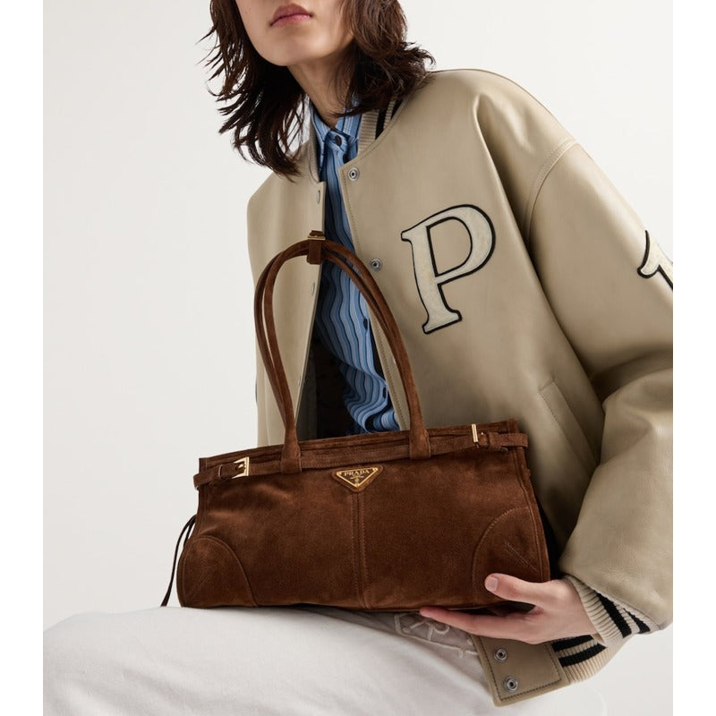 Bolsa Shoulder Medium Suede Belted Bonnie