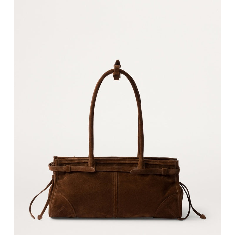 Bolsa Shoulder Medium Suede Belted Bonnie